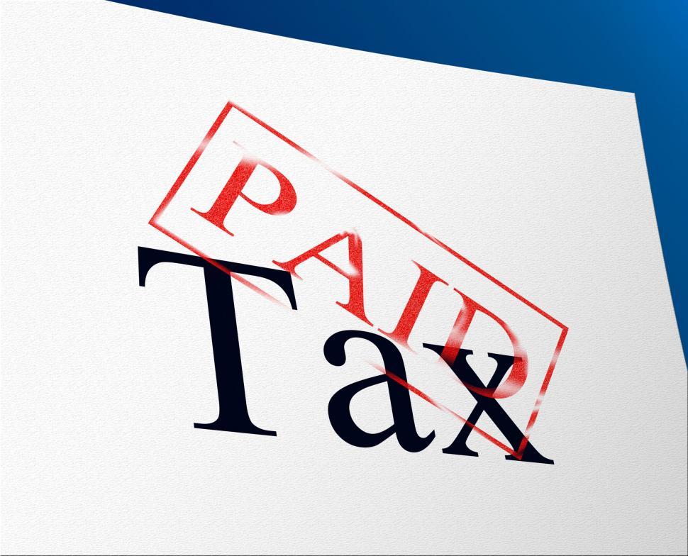 Free Image of Paid Taxes Represents Confirmation Duties And Excise 