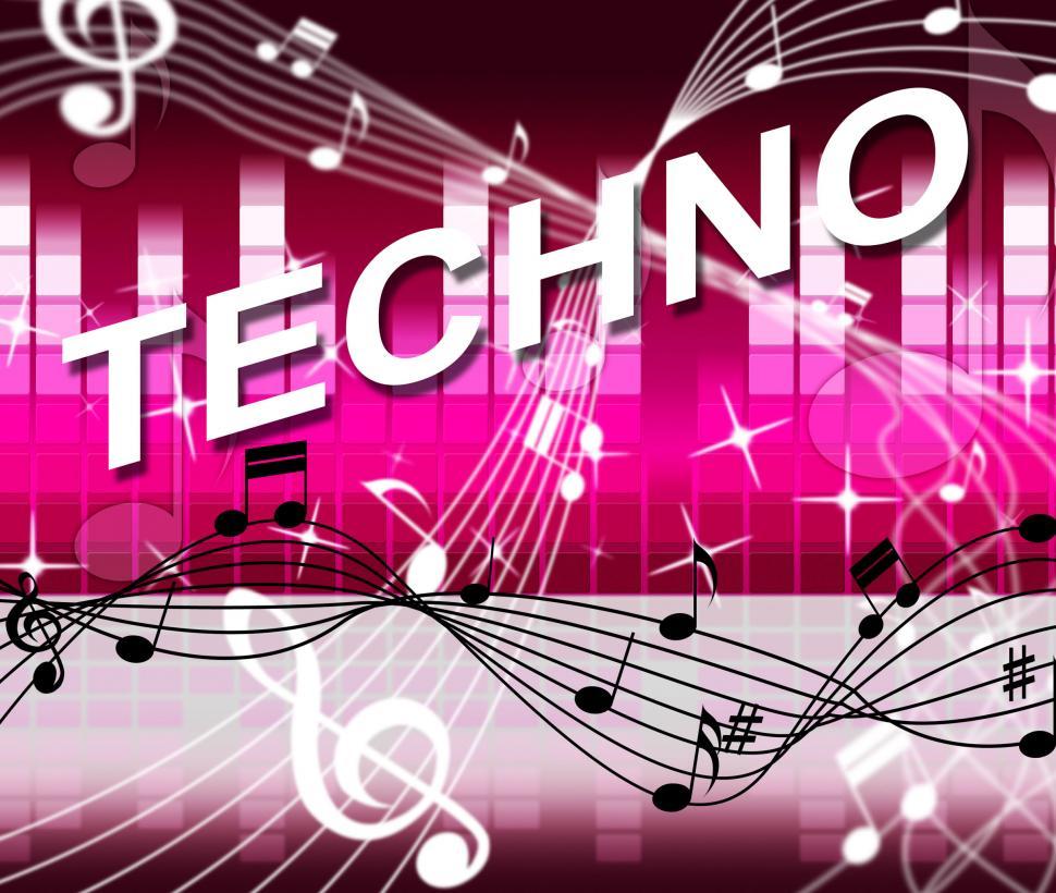 Free Image of Techno Music Represents Sound Track And Audio 