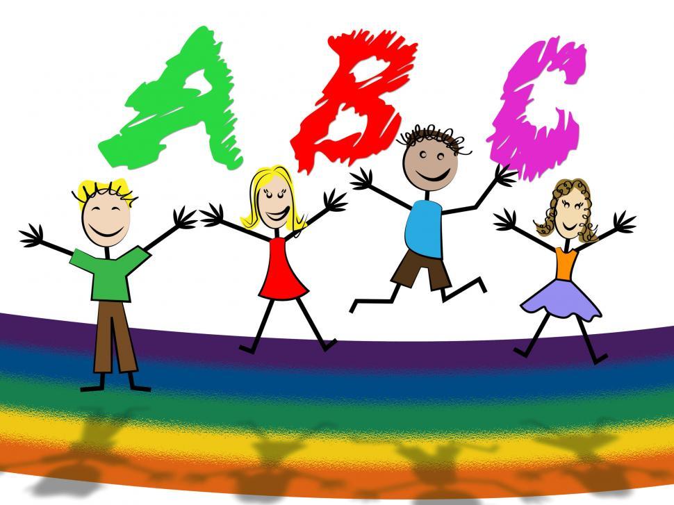 Free Image of Abc Education Represents Alphabet Letters And College 