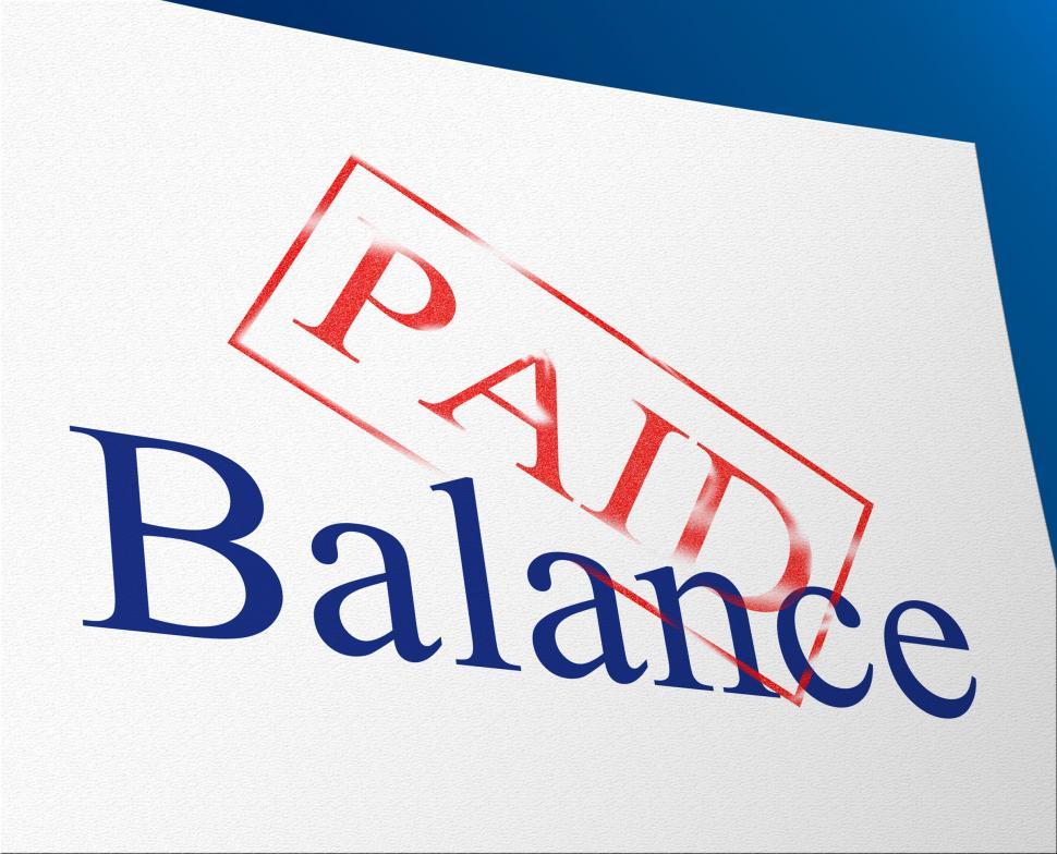 Free Image of Balance Paid Indicates Confirmation Bills And Equality 