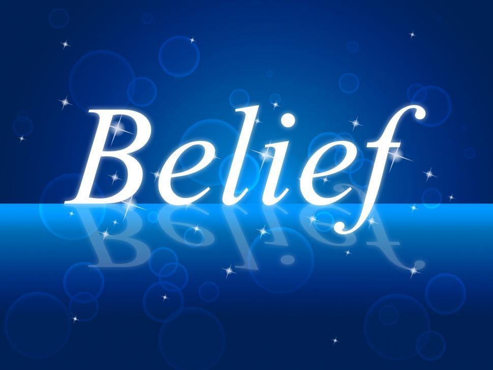 Free Image of Believe Word Represents Belive In Yourself And Confidence 