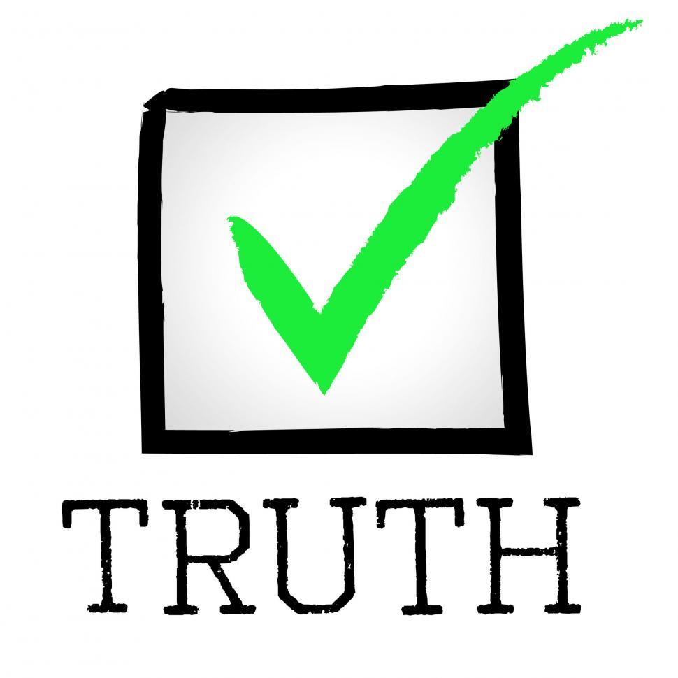 Free Image of Tick Truth Shows No Lie And Approved 