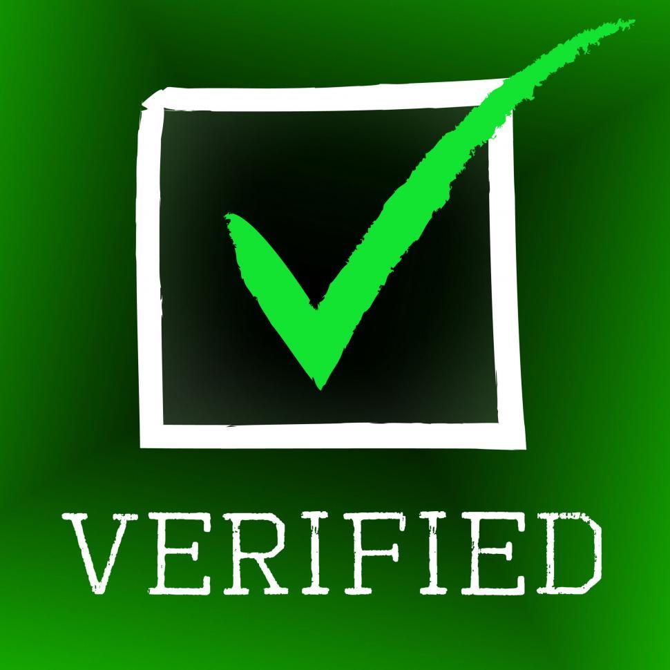 Free Image of Tick Verified Indicates Authenticity Guaranteed And Approved 