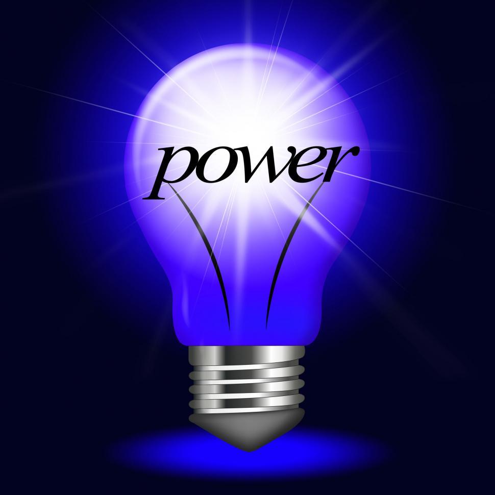 Free Image of Electrical Power Represents Light Bulb And Bright 