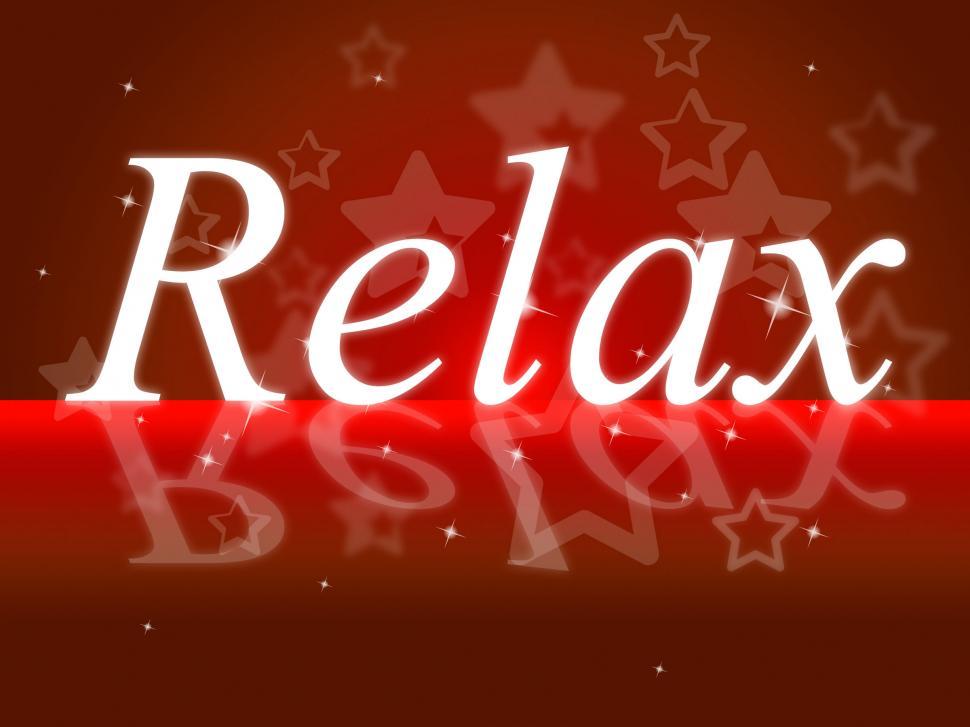 Free Image of Relaxing Relax Means Rest Tranquil And Break 