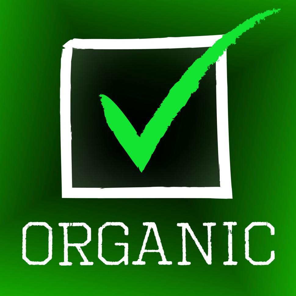 Download Free Stock Photo of Tick Organic Shows Checkmark Healthy And Confirmed 