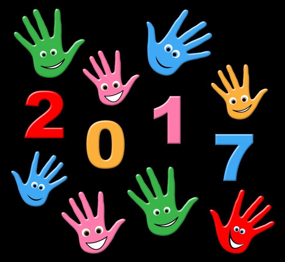 Free Image of New Year Indicates Two Thousand Seventeen And Celebrating 