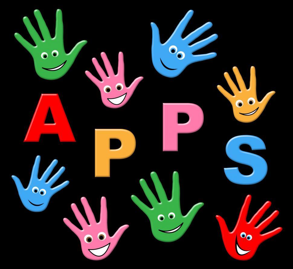 Free Image of Apps Kids Means Application Software And Youngsters 