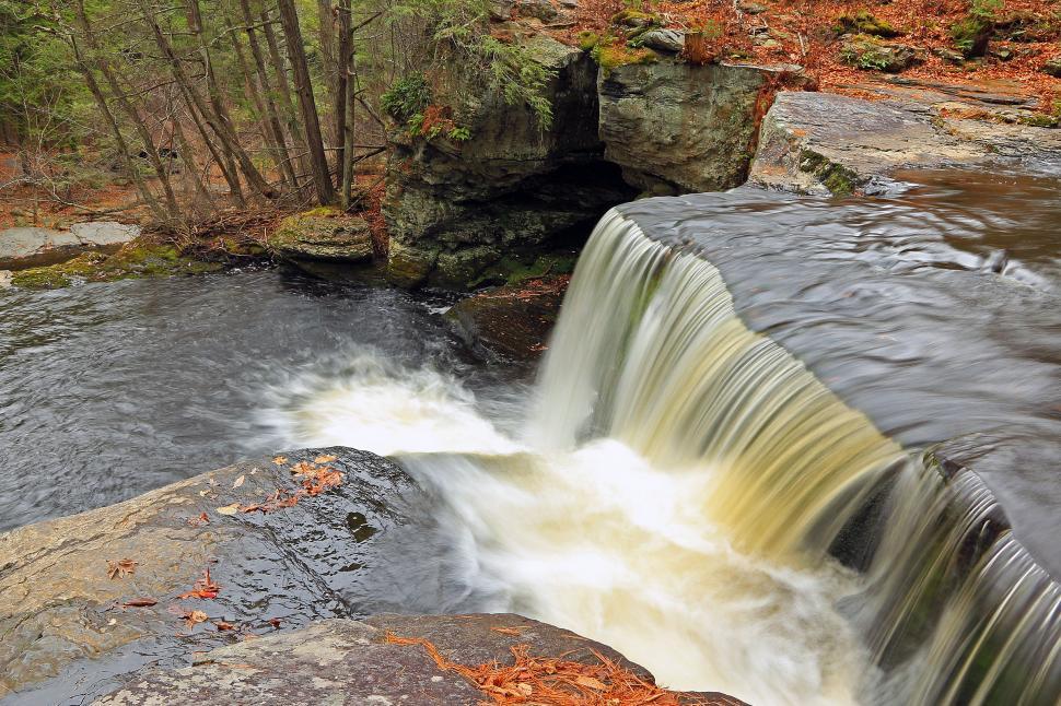 Free Image of Factory Falls at George W. Childs Recreation Site. PA 