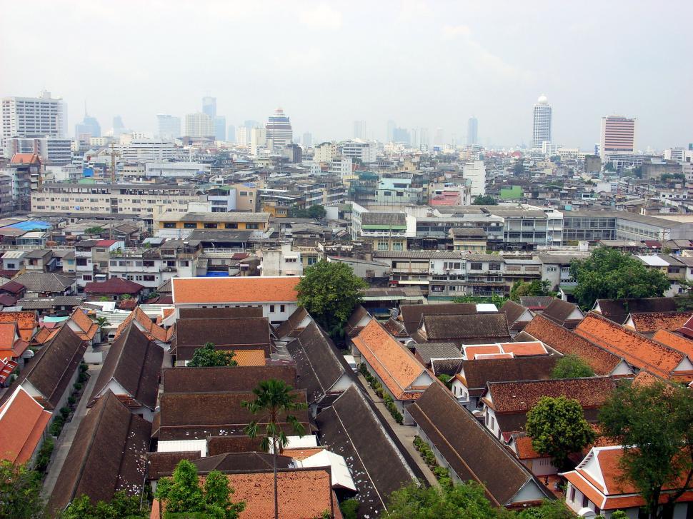 Free Image of Bangkok city view 