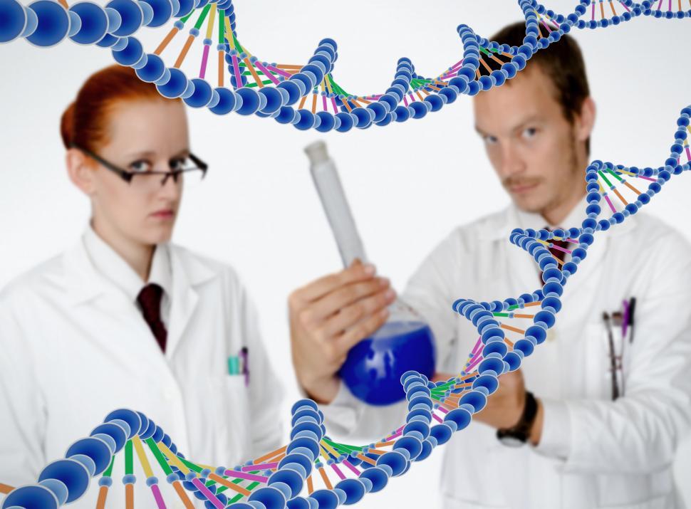 Free Image of Medical Doctors Performing DNA Analysis 