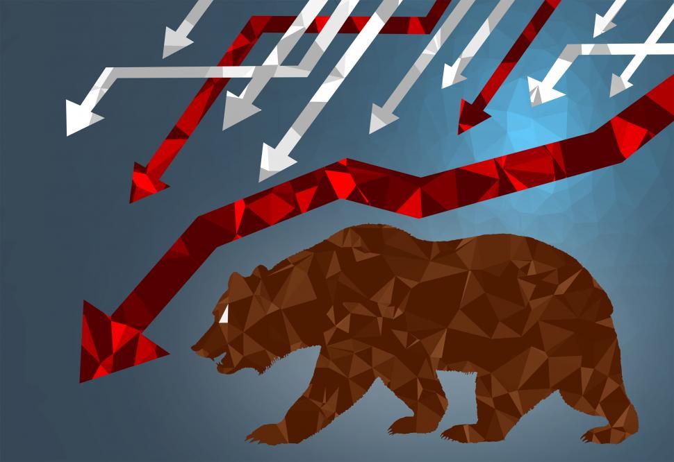Download Free Stock Photo of Bear Market - Markets are Falling 