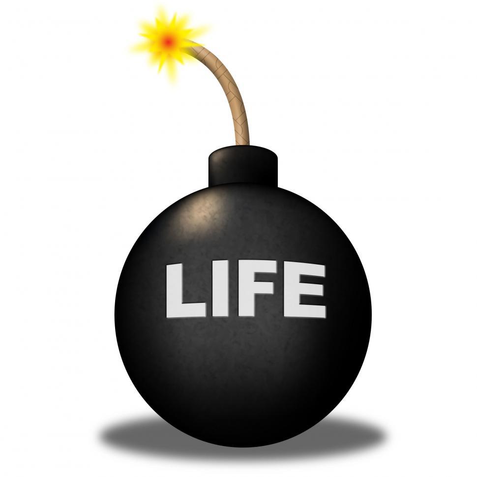 Free Image of Life Stress Represents Advisory Explosive And Beware 