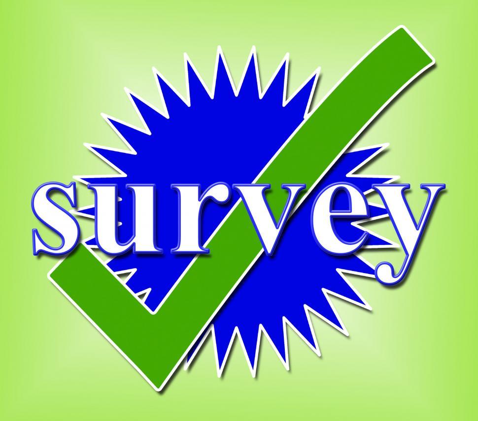 Free Image of Survey Tick Shows Confirm Opinion And Feedback 