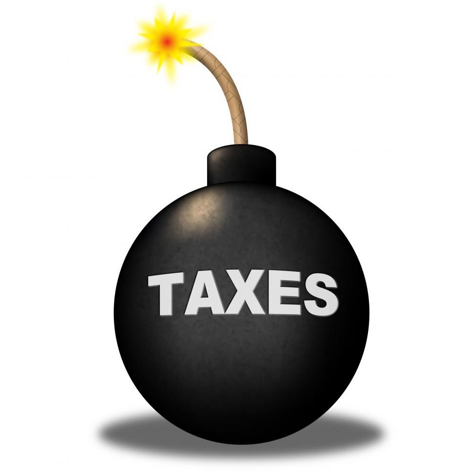 Free Image of Taxes Alert Shows Duty Safety And Taxpayer 