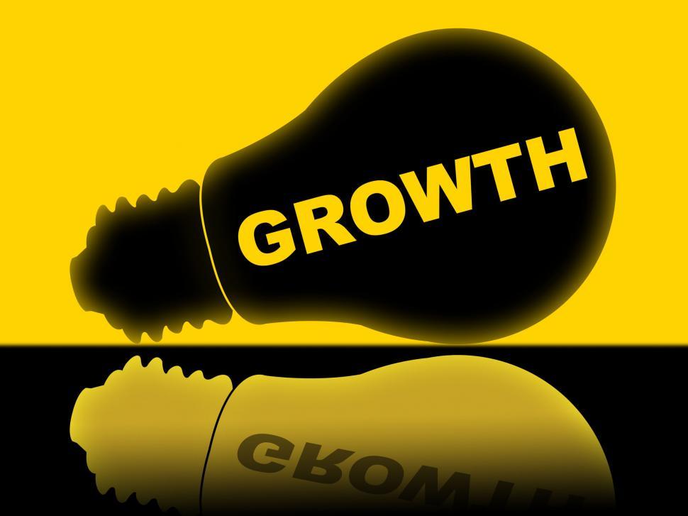 Free Image of Growth Lightbulb Shows Develop Improve And Lamp 
