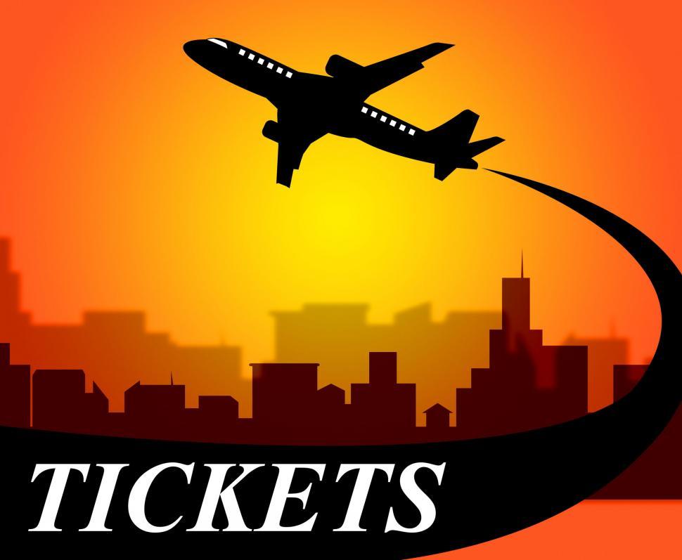 Free Image of Flights Tickets Represents Aviation Transport And Travel 