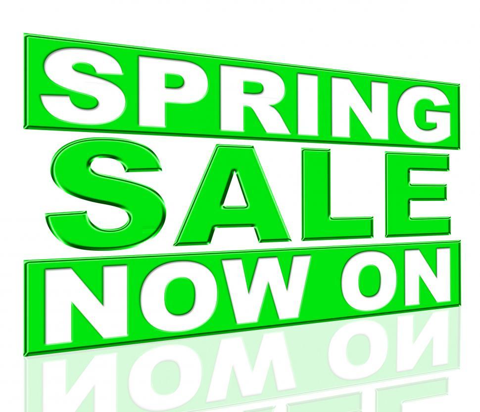 Free Image of Spring Sale Means At The Moment And Currently 