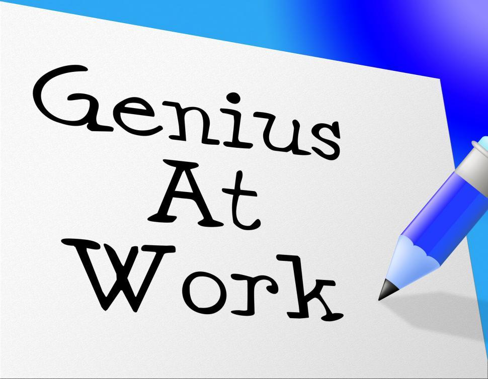 Free Image of Genius At Work Means Bona Fide And Knowledge 