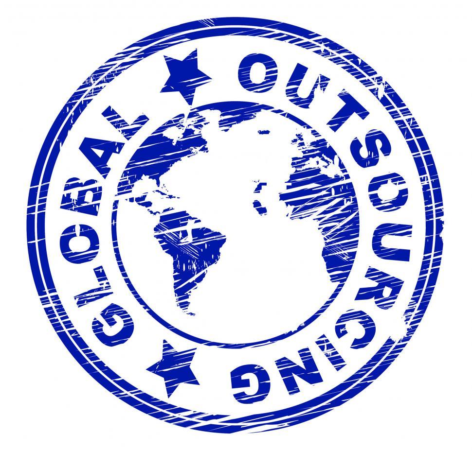 Free Image of Global Outsourcing Represents Independent Contractor And Freelan 