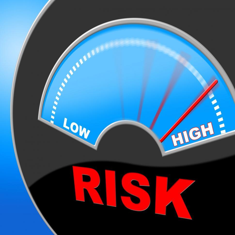 Free Image of High Risk Indicates Insecure Hurdle And Risky 