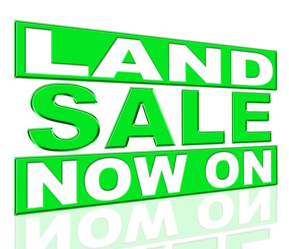 Free Image of Land Sale Shows At This Time And Clearance 