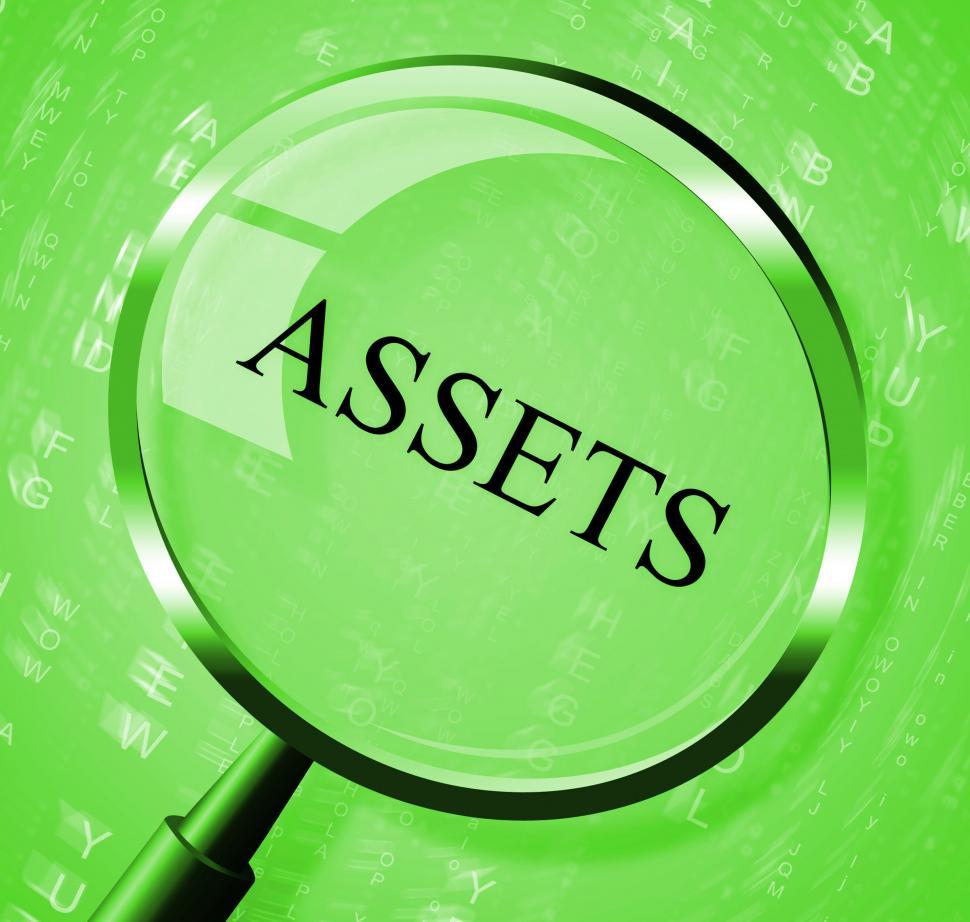 Free Image of Assets Magnifier Shows Valuables Goods And Magnify 