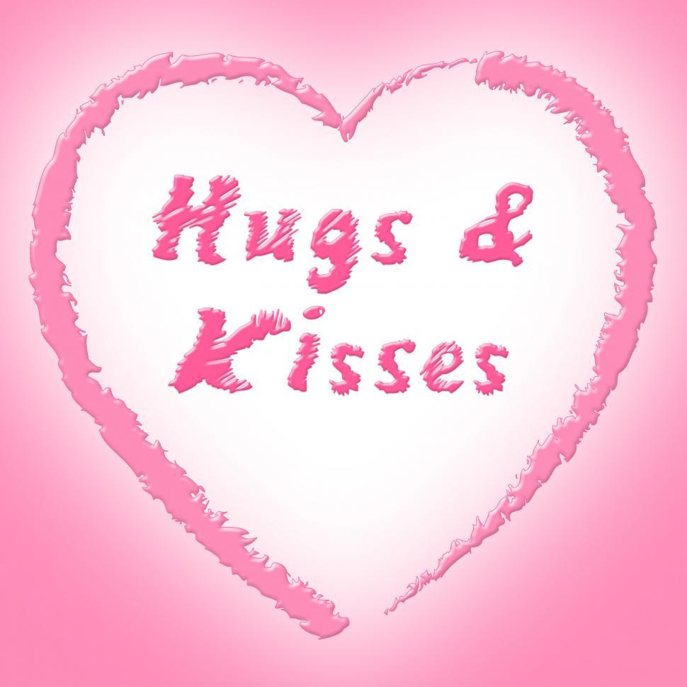 Free Image of Hugs And Kisses Represents Find Love And Dating 