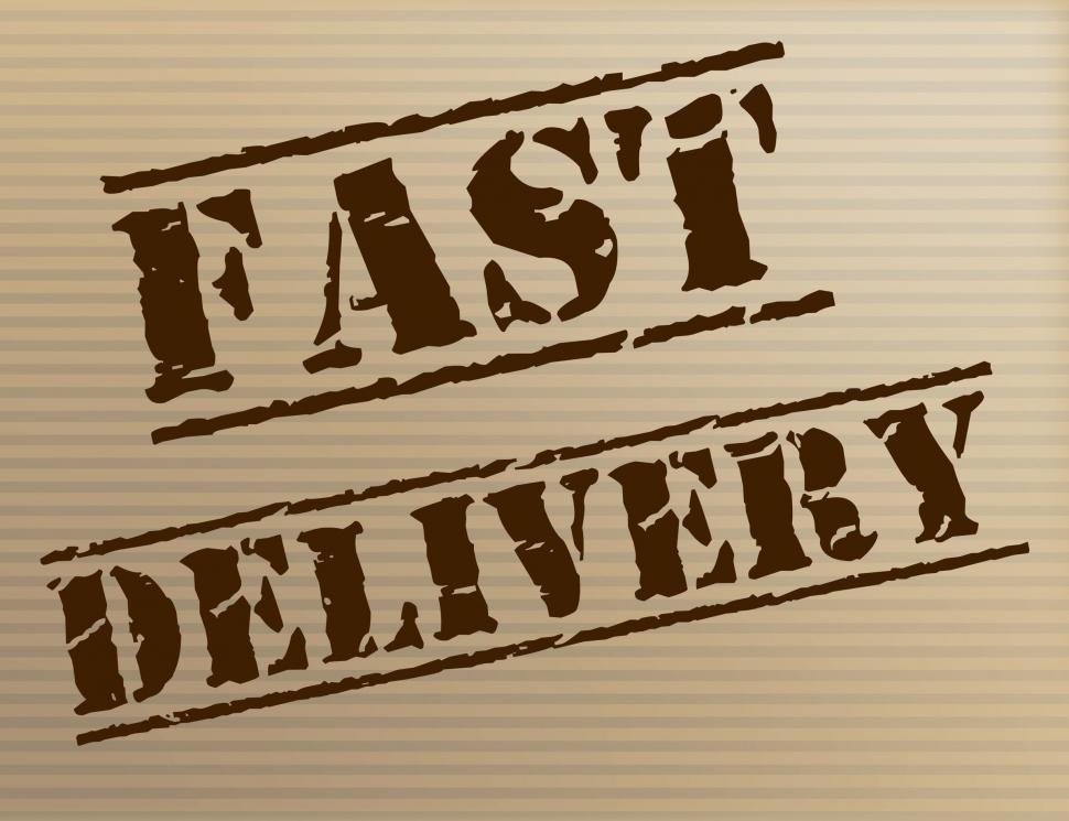 Free Image of Fast Delivery Means High Speed And Action 