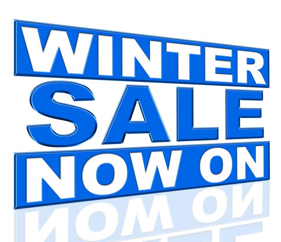 Free Image of Winter Sale Means At The Moment And Currently 