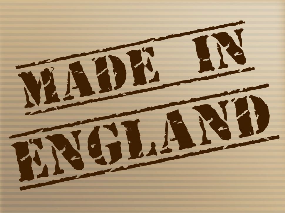 Free Image of Made In England Shows United Kingdom And British 