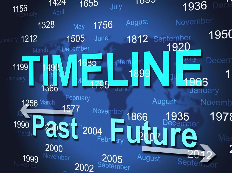 Free Image of Time Line Represents Timeline Chart And Done 