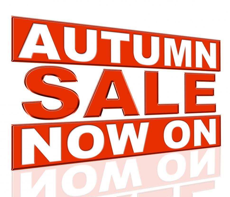 Free Image of Autumn Sale Indicates At The Moment And Clearance 