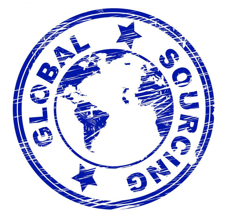 Free Image of Global Sourcing Indicates Worldwide World And Globalise 