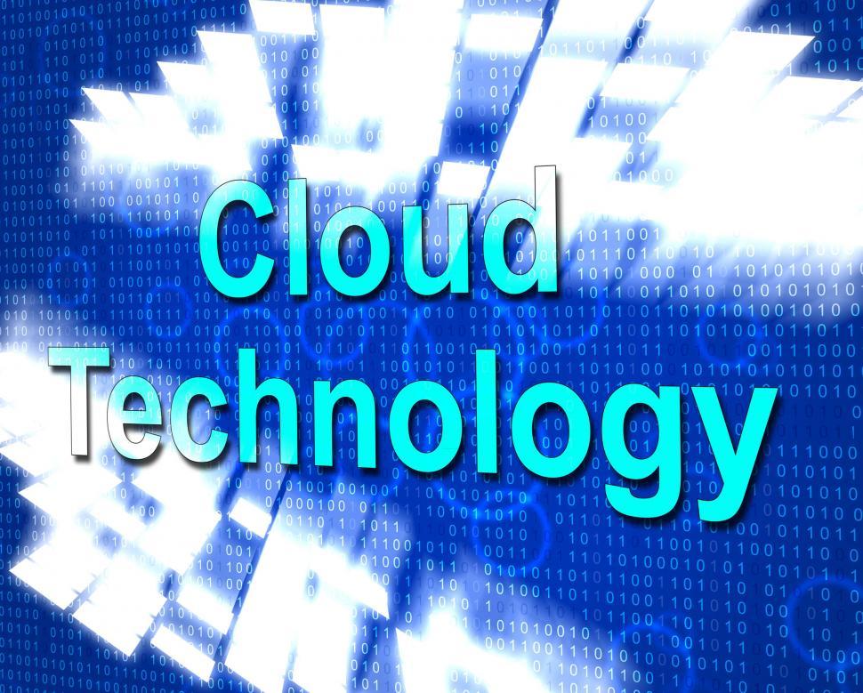 Free Image of Cloud Technology Means Network Server And Communication 