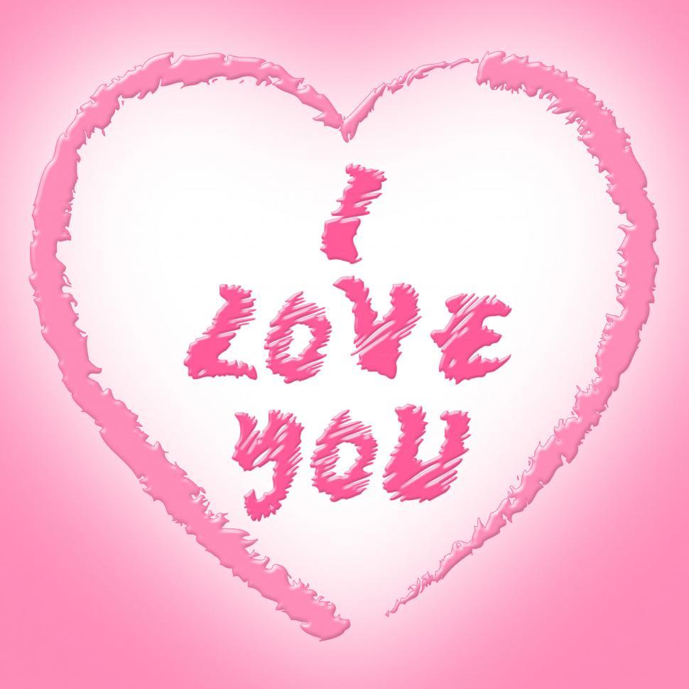 Free Image of I Love You Means Passion Adoration And Tenderness 