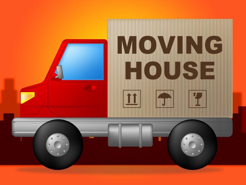 Free Image of Moving House Indicates Buy New Home And Freight 