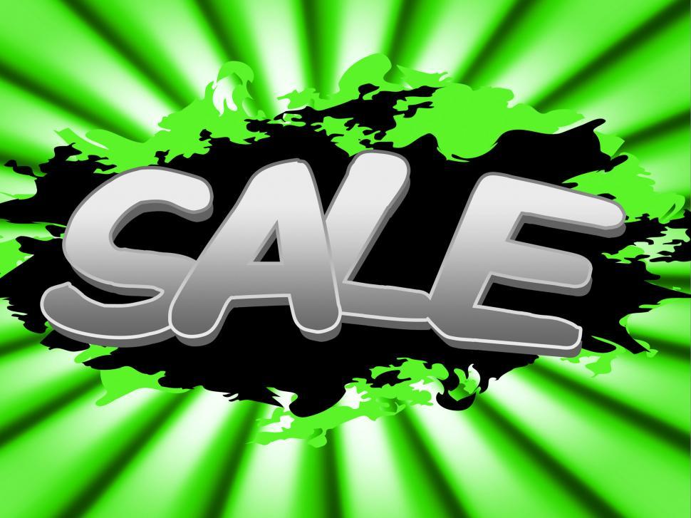 Free Image of Sale Sign Shows Discount Advertisement And Promotion 