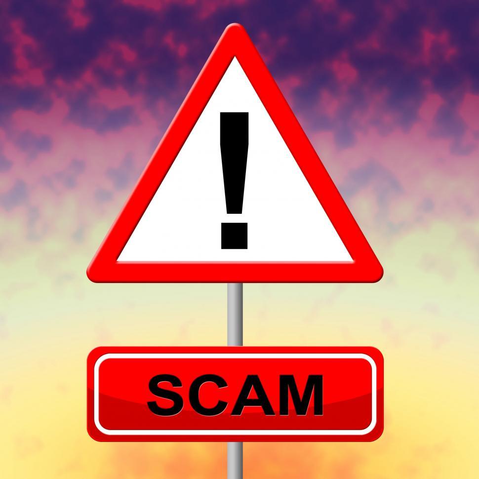 Free Image of Sign Scam Represents Rip Off And Scams 