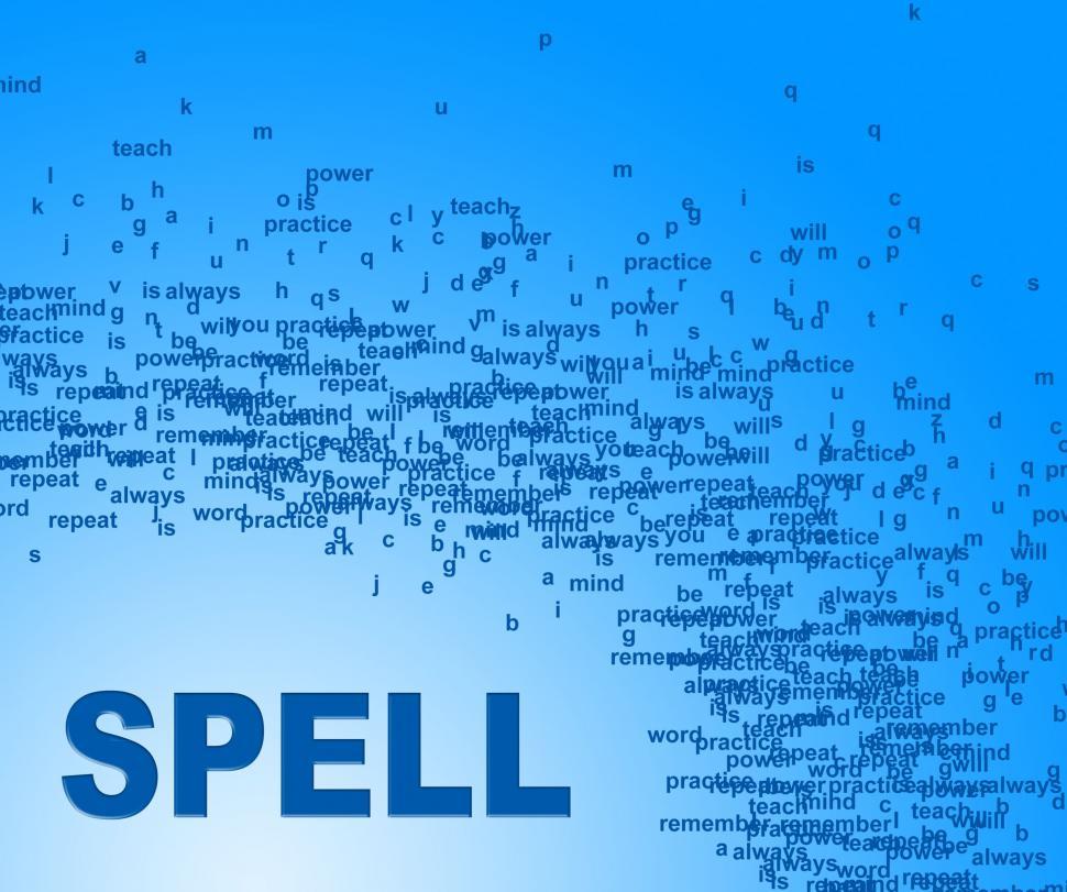 Free Image of Spell Words Indicates Educated College And Spelling 