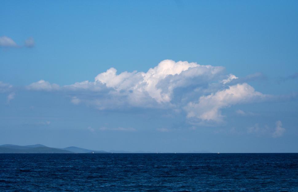 Free Image of Clouds and sea 