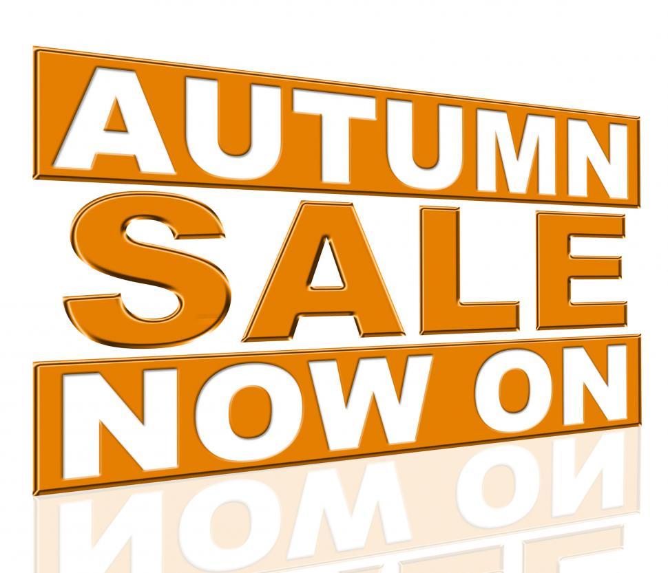 Free Image of Autumn Sale Represents At The Moment And Cheap 