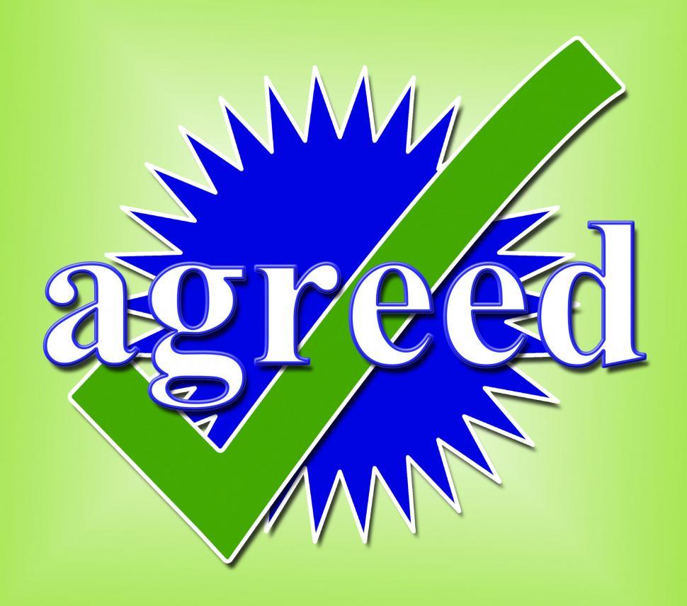 Free Image of Agreed Tick Represents Confirm Passed And Affirm 