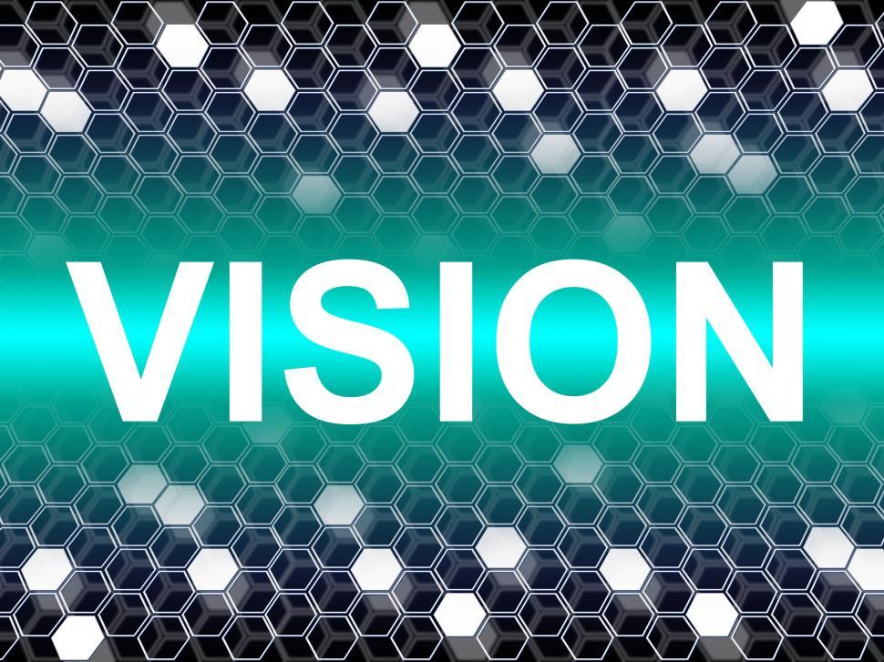 Free Image of Vision Word Represents Planning Forecasting And Objectives 