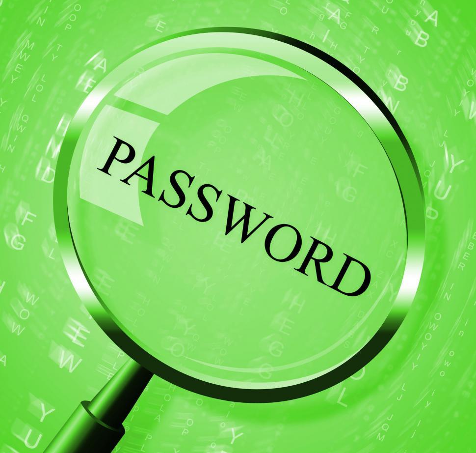 Free Image of Password Magnifier Means Log In And Account 
