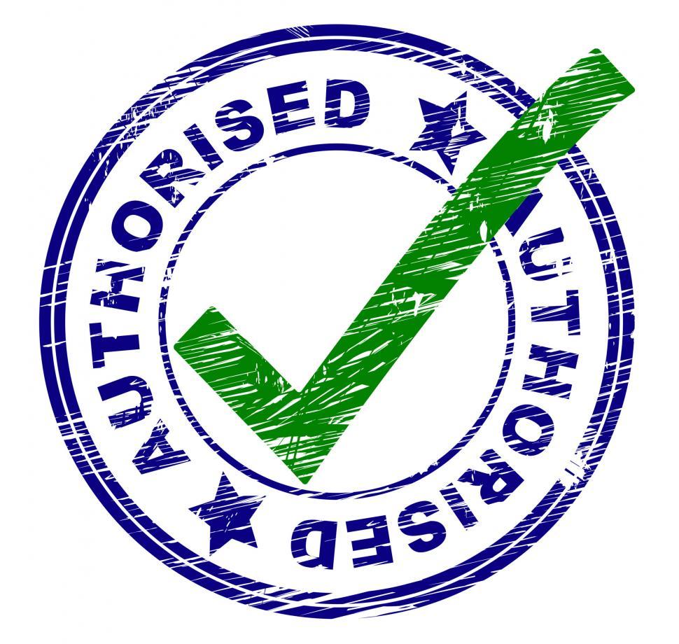Free Image of Authorised Stamp Represents Stamped Passed And Affirm 