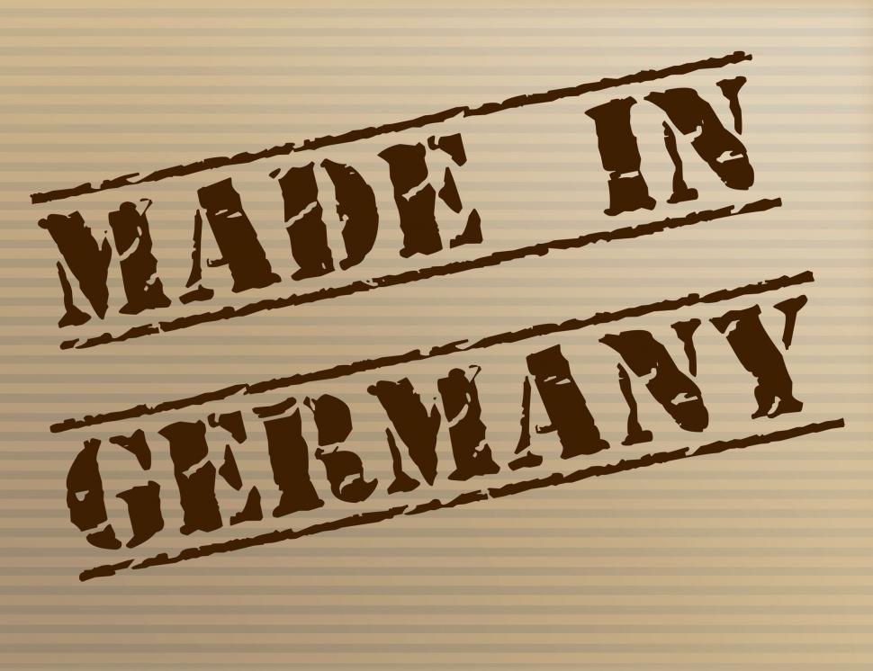Free Image of Made In Germany Shows Import European And Production 
