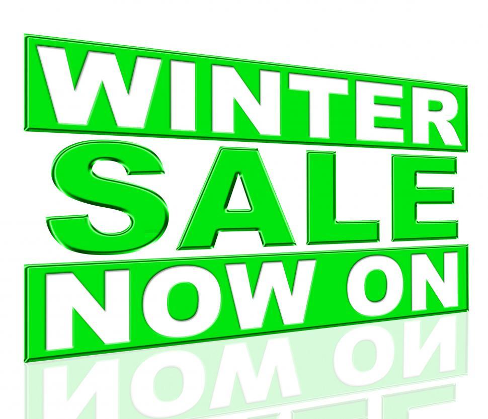 Free Image of Winter Sale Shows At This Time And Discount 