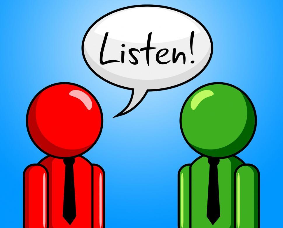 Free Image of Listen Conversation Indicates Chit Chat And Chinwag 
