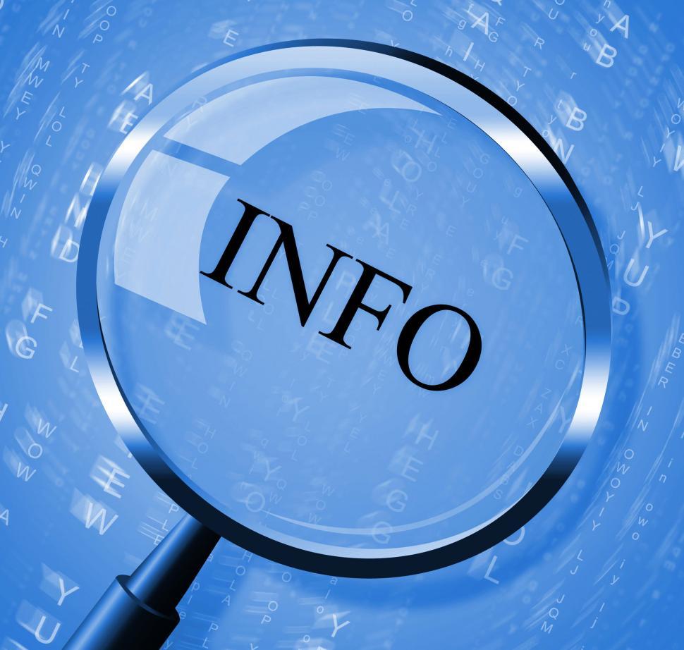 Free Image of Info Magnifier Means Faq Magnification And Information 